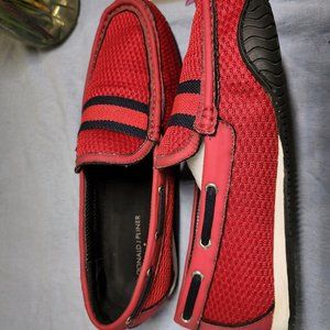 Donald Pliner Casual Shoes Red for Men Size US10